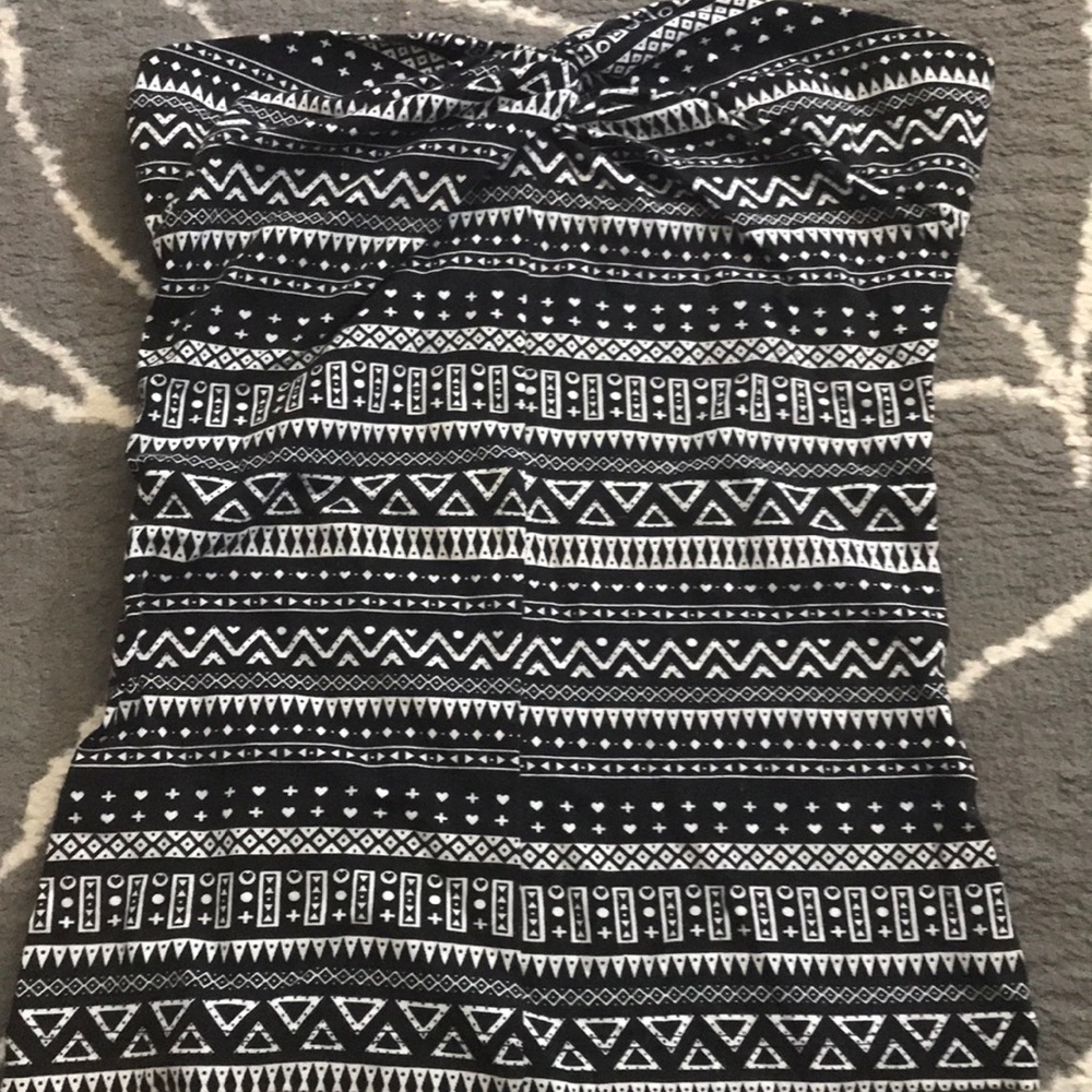 H&M Pattern Tube Top